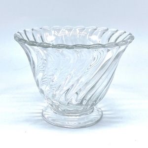 Vtg FOSTORIA COLONY 3 3/8" Mayonnaise Bowl Pattern # 2412 Clear Glass